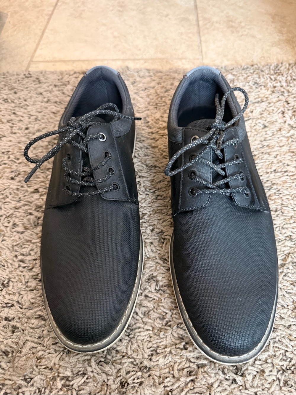 Goodfellow & Co Black Casual Lace-Up Loafers